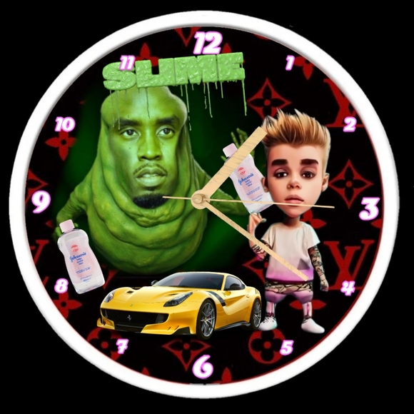 P diddy and Justin clock - Picture 5 of 5